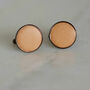 Secret Message Gunmetal And Real Leather Cufflinks, thumbnail 1 of 8