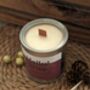 Mulled Wine Wood Wick Candle For Autumn, thumbnail 3 of 6