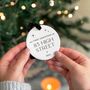 Personalised 'First Christmas in New Home' Bauble, thumbnail 3 of 10