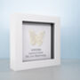 Personalised 13th Lace Anniversary Lace Butterfly Frame Gift, thumbnail 3 of 4