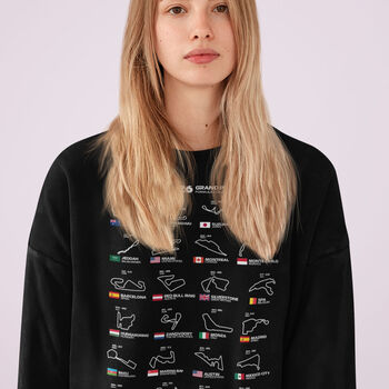 F1 Gift For Her Christmas 2026 Calendar Sweatshirt, 2 of 2