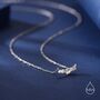 Sterling Silver Tiny Bat Pendant Necklace, thumbnail 2 of 11