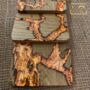 Handmade Wooden Epoxy Resin Coaster Art Copper, thumbnail 3 of 4
