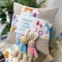 Jungle Name And Date Cushion, thumbnail 2 of 7
