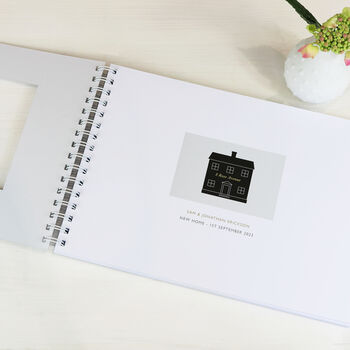 Personalised Moving Home Memory Book Or Album: A4, 2 of 4