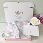 Newborn Baby Girl Gift Set | Unicorn Sleepsuit And Hat, thumbnail 1 of 7