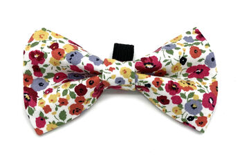 Mary Red Floral Dog Collar, 4 of 4