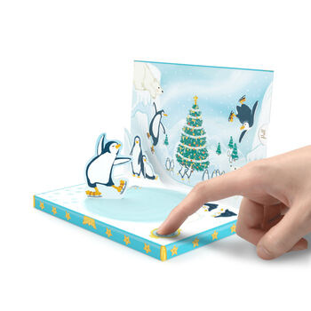 Penguin Adventure Music Box Card, 4 of 5