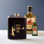 Personalised Fishing Fuel Hip Flask, thumbnail 1 of 2