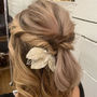 Ivory And Silver Bridal Or Bridesmaid Leafy Hairclip, thumbnail 7 of 11