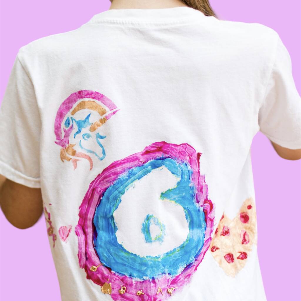 Children's Unicorn T Shirt Painting Craft Kit, 1 of 9