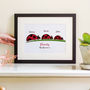 Ladybird Personalised Family Print, thumbnail 3 of 8