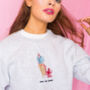 Save Our Planet Embroidered Sweatshirt, thumbnail 4 of 8
