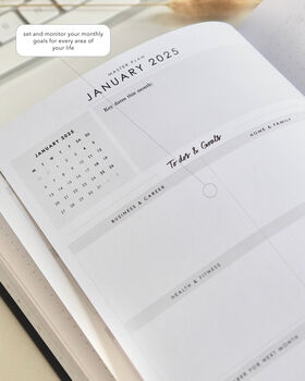 2025 Daily Life Planner • Ceo Of My Own Life® • Navy, 9 of 12