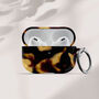 Tortoise Shell Air Pod Case With Keychain, thumbnail 1 of 6