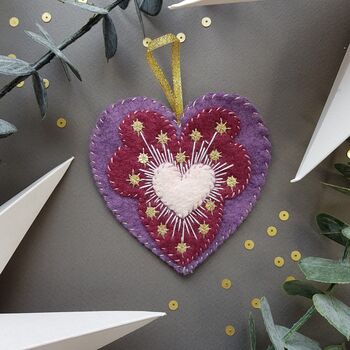 Stargazer Design Textile Heart Kit, 2 of 3