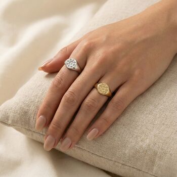 Star Sun Stackable Sterling Silver Ring, 3 of 8