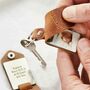 Personalised Metal Photo Keyring With Leather Case, thumbnail 2 of 10