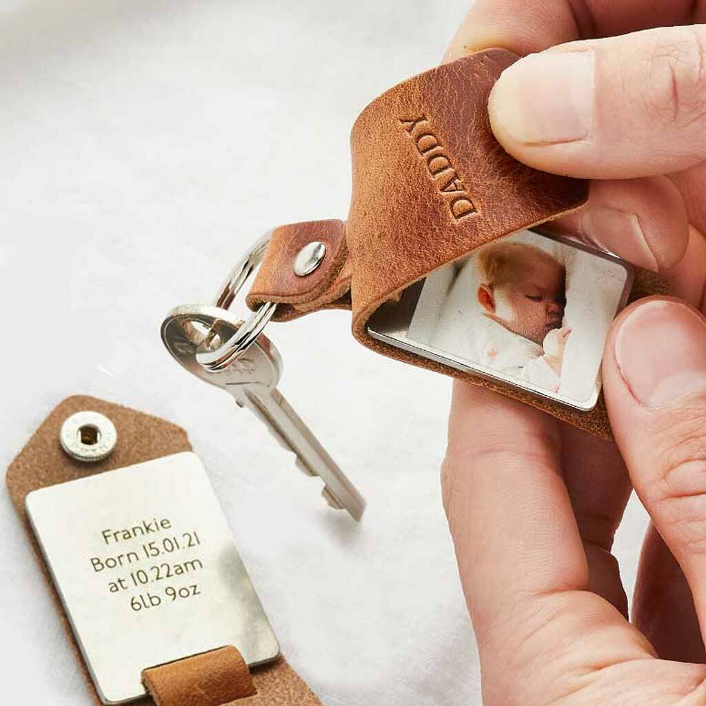 Leather Storage Keyring, Leather Scarf Keychain