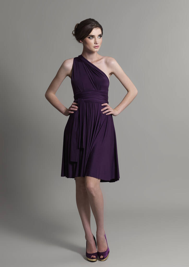 Multiway Knee Length Bridesmaid Dress By In One Clothing ...