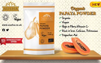 Organic Papaya Fruit Powder 100g, 6 of 12