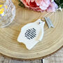 Porcelain Bear Hanger Home Is A Place Decoration Keepsake, thumbnail 2 of 5