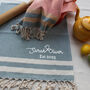 Personalised Kitchen Towel, Apron, Cotton Gift For Her, thumbnail 2 of 12