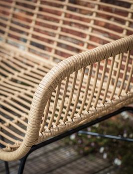 All Weather Bamboo Wrapped Garden Bench, 3 of 3