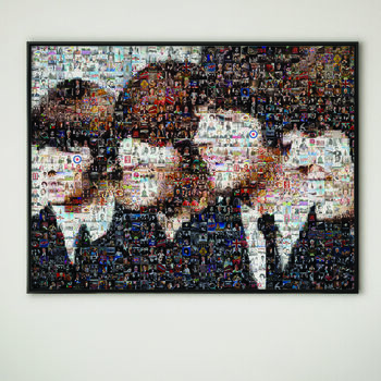 The Beatles Portrait Made Up Of Symbolic English Images, 5 of 5