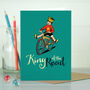 ‘Cycling King’ Bicycle Enthusiast's Card, thumbnail 4 of 4