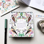 2025 Mini Animal Desk Calendar, thumbnail 1 of 12