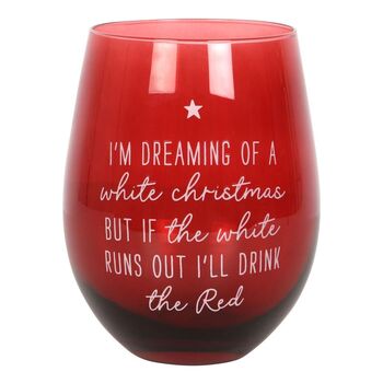 Dreaming Of A White Christmas Stemless Glass, 2 of 3