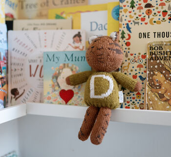 Personalised Initial Tiger Doll, 3 of 6