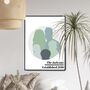 Custom Family People Pet Portrait Art Print, thumbnail 1 of 8