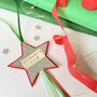 Personalised Christmas Star Tree Hanging, thumbnail 3 of 7