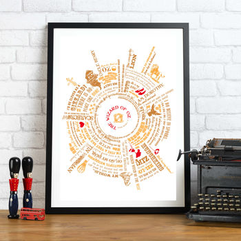 Personalised Wizard Of Oz Story Print, 2 of 5