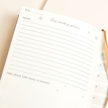 Navy Celestial Goals And Aspirations Journal, 2 of 7