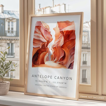 Antelope Canyon Travel Print, 2 of 7