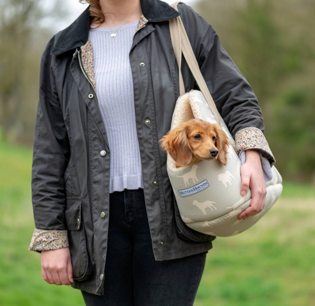 Mutts And Hounds Dog Print Dog Carriers By Mutts & Hounds