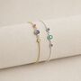 Mother And Two Children Birthstone Bracelet, thumbnail 4 of 9