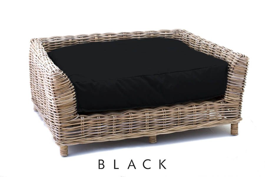 Rattan Dog Bed By Eaton Hampers & Basketware