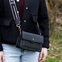 Personalised Michelle Custom Embossed Faux Leather Cross Bag, thumbnail 1 of 7