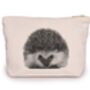 Persei The Hedgehog Cotton Lined Mini Bag, thumbnail 1 of 2