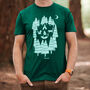 Organic Men's Foxes In The Forest T Shirt, thumbnail 5 of 5