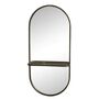 Mirror W/ Shelf, Antique Brass, thumbnail 1 of 4