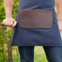 Personalised Leather And Canvas Gardening Apron, thumbnail 1 of 8
