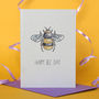 Happy Bee Day Birthday Card, thumbnail 1 of 1