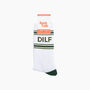 Dilf Organic Cotton Sports Socks In White, thumbnail 4 of 4