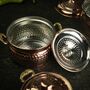 Set Of Three Copper Cooking Pots – 850ml, 500ml And 400ml, thumbnail 4 of 7