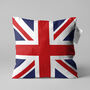 Union Jack Cushion Double Sided Soft Chenille Rectangular, thumbnail 6 of 12